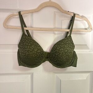 PINK Victoria's Secret Green Full-Coverage Bra